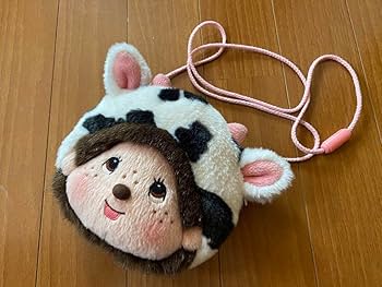 Amazon.co.jp: モンチッチ ぬいぐるみ ポシェット 牛 北海道限定